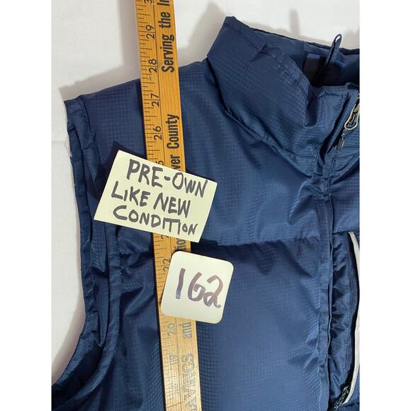 Vineyard Vines Navy Blue 80/20 Goose Down Zip 3 Pocket Puffer Vest Men’s Medium - Picture 3 of 11